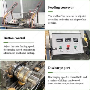 Tự Động Mềm Mặn Doanh Nghiệp Nhỏ De Nhà Sản Xuất Một Bánh Sandwich Dây Chuyền Sản Xuất Bánh Quy Làm Cho Máy Cho Giá - Product Image 5