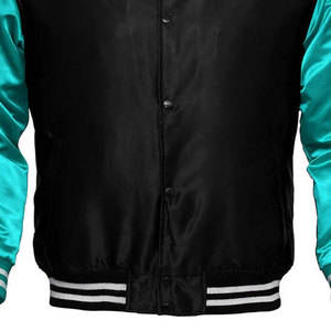 Chaqueta Varsity de Satén para Hombre, Estilo Moderno, Personalizada, a la Moda, al por Mayor, Chaqueta Lisa para Hombre - Product Image 6