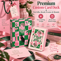 Cartes à Jouer Personnalisées Écologiques et Durables, Jeu de Poker Personnalisé avec Boîte Personnalisée, Promotion de Marque Familiale, Vente en Gros