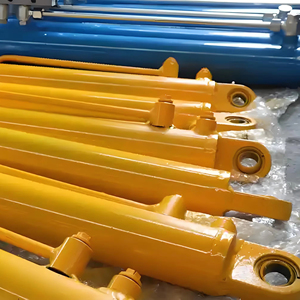 Doppelt wirkender Hydraulik zylinder für den Schwer maschinen betrieb Stahlbau Neu und verwendet für die Farm-und Bauindustrie