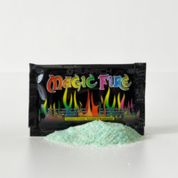 Poudre Magique Arc-en-ciel Mystique pour Feux d'Artifice Changeant de Couleur, Effet Flammes Effrayantes pour Fêtes en Plein Air et Décoration de Feux de Camp d'Halloween