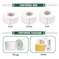 Nouvelle Arrivée Papier Toilette Jetable Doux Écologique et Biodégradable Grande Taille 100% Pâte de Bois Vierge Sûr pour les Fossés Roulons Jumbo