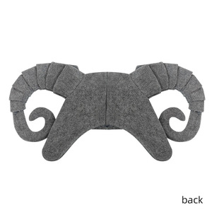 Sombrero de Cuerno de Carnero Luling Yaoyao, Talla Única, Gris, Accesorio para Disfraces de Fiesta - Product Image 4
