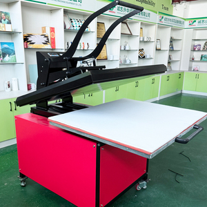 High Quality Big Format 80x100 Manual Heat Press Machine <strong>T</strong>-<strong>shirt</strong> Clothes Fabric logo Printing Machine <strong>Hot</strong> Stamping Equipment - Product Image 1