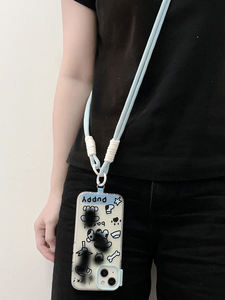 Lanière universelle colorée de bandoulière de téléphone longue sangle tissée durable chaîne Anti-perte longue lanière confortable épaisse pour <span class=keywords><strong>Polaroid</strong></span> - Product Image 6