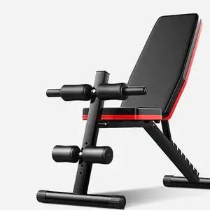 Longotech Verstelbare Gewichtsbank Met Barbell Rack Gym Press Workout Leg Extension