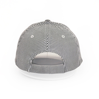 Gorra de béisbol unisex ajustable a la moda de estilo rayado simple gorra de béisbol de alta calidad personalizable logotipo bordado estilo callejero
