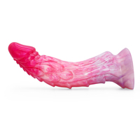 NNSX Dildo Anal Grande de Fantasía, Dildo de Dragón de Silicona Flexible, Pene Artificial, Pene de Dragón, Tapón Anal, Juguete Sexual