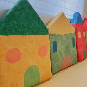 Sac de lit douillet en coton de style nordique pour chambre de bébé, décoration intérieure, anti-choc, avec motif de dessin animé brodé, couette en coton PP - Product Image 4