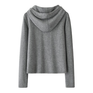 Nuovo inverno <span class=keywords><strong>Cardigan</strong></span> <span class=keywords><strong>con</strong></span> <span class=keywords><strong>cappuccio</strong></span> in Cashmere lavorato a maglia a maniche lunghe in Cashmere da <span class=keywords><strong>donna</strong></span> <span class=keywords><strong>con</strong></span> <span class=keywords><strong>cappuccio</strong></span> - Product Image 5