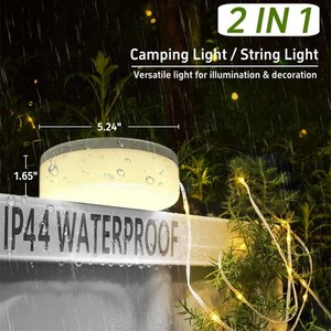 Outdoor Camping <b>Lights</b> Usb Rechargeable Solar Powered <b>String</b> Led <b>Light</b> Solar Charging Bulb Emergency Bulb fairy <b>Lights</b> for Tents - Product Image 2