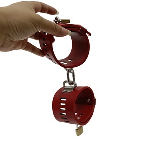 黒皇帝SMチャームレザーチェーン手首大人の男性と女性のスレーブレザー製本玩具中国工場大人の玩具卸売 - Product Image 1