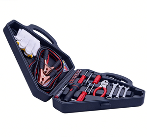 Kit d'outils d'urgence pour voiture, évasion routière, sauvetage, déverrouillage, marteau de sécurité, brise-vitre, déverrouillage de porte, câble de démarrage, booster de démarrage, vente chaude - Product Image 3