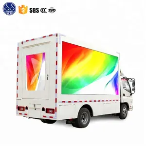 Scrolling sign display vehicle with multifunction FOLAND led tvs truck in Malta