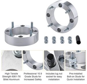 Bộ 4 | 4x4.5 đến 4x100 Bộ chuyển đổi bánh xe miếng đệm 25mm 1 "inch 4x114.3 đến 4x100 - Product Image 2