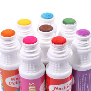 Marqueurs à pointe <span class=keywords><strong>feutre</strong></span> multicolores (8 pièces) pour peinture fluide, faciles à saisir, sans bavure et lavables, prêts à être expédiés - Product Image 4