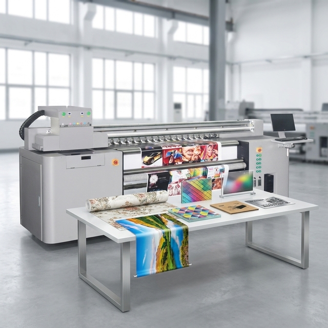 Yotta New 1.8m Gen5 Roll-to-Roll UV Inkjet Automatic Label & Card Printer for Industrial Use with Ricoh Print Head