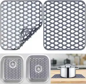 Sıcak satış mutfak Trivet BPA ücretsiz güvenlik kolay temiz silikon lavabo Mat