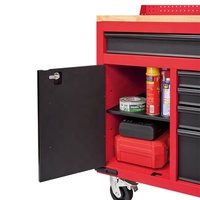 Leshare LXD-461091 Chine OBM/OEM Armoire de travail mobile en métal à 11 tiroirs, poste de travail, coffre de rangement d'outils, garantie de 3 ans