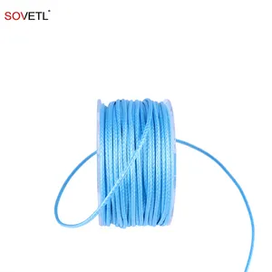 UHMWPE Line 1.1mm 1.8mm 2mm High Strength Watersports Rope Kiteboarding Uhmwpe Braided Kitesurfing Line for kite string