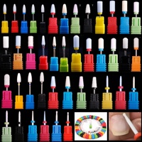 Fraise à ongles en carbure, forme unique (épi de maïs, cylindrique, fusée), accessoire pour ponceuse à ongles électrique