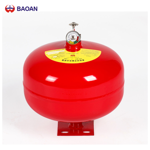 Unité d'extinction d'incendie chimique sèche suspendue certifiée CE BAOAN FZX-ACT, déclencheur thermique automatique, cylindre en acier inoxydable de 10 kg, encastré - Product Image 1