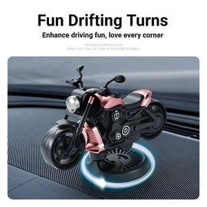 Nuevo Ambientador para Auto, Aromaterapia, Adornos Giratorios de Aleación, Decoración Montada en el Asiento, Estilo Motocicleta, Aceite Esencial - Product Image 2