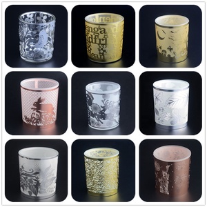 <span class=keywords><strong>Portacandele</strong></span> in Vetro con Decorazione in Metallo Personalizzata di Lusso, Design in <span class=keywords><strong>Oro</strong></span> Rosa per Candele Profumate - Product Image 6