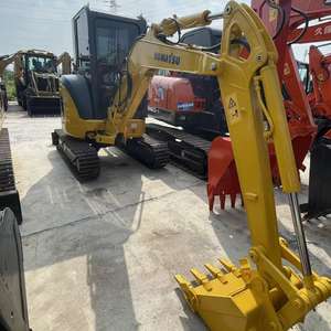 Mini-excavatrice Komatsu PC30MR d'occasion de haute qualité, 3 tonnes, pompe hydraulique, boîte de vitesses, roulement, cœur, prix bas, vente - Product Image 1