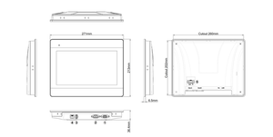 W-einview MT8106iP หน้าจอสัมผัส HMI ขนาด 10.1 นิ้ว ของแท้และใหม่ในสต็อก มุมมองกว้าง ประสิทธิภาพสูง สำหรับระบบอัตโนมัติ PLC - Product Image 3