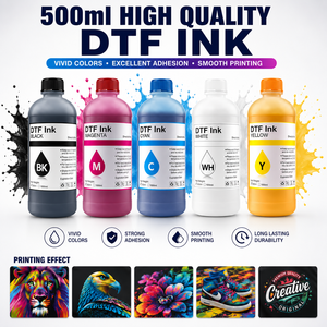 OCBESTJET <span class=keywords><strong>Inchiostro</strong></span> DTF di Alta Qualità 500ml Colori Vivaci <span class=keywords><strong>per</strong></span> <span class=keywords><strong>Stampanti</strong></span> Tessili, Anti-Intasamento, <span class=keywords><strong>per</strong></span> <span class=keywords><strong>Stampanti</strong></span> <span class=keywords><strong>Epson</strong></span> L1800 L805 XP600 I3200 - Product Image 1