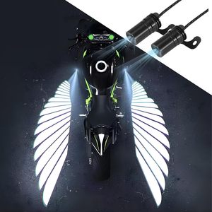 Ailes d'ange de projection pour moto en gros, accessoires de modification décoratifs pour moto, lumières LED en forme d'ailes d'ange pour moto - Product Image 1