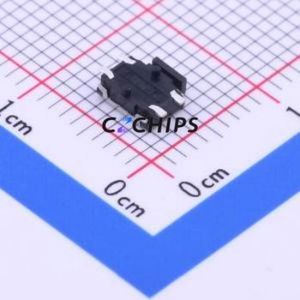 PTCF-V-T/R Tactile Switch SMD Switch Single Pole Single Throw Rectangle Button Horizontal Mount 50mA - Product Image 2