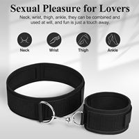 Jeux pour adultes Poignet Jambe Manilles BDSM Fétiche Contraintes Érotique Esclave Menottes Bondage Gear Sex Toys pour Couples