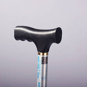 Venta caliente de fábrica de Altura ajustable de aleación de aluminio al aire libre bastón para caminar muleta portátil y bastón ligero bastón para caminar - Product Image 4