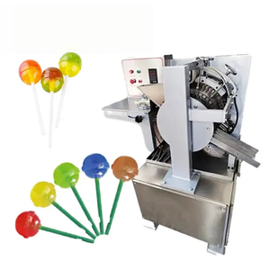 New Commercial Automatic Industrial Candy Hard Round <b>Lollypop</b> Paper <b>Stick</b> Lollipop Making Machine Engine Easy Operate Electric - Product Image 1