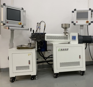 Baopin phòng thí nghiệm đơn-vít FPV thử nghiệm máy <span class=keywords><strong>PLC</strong></span> kiểm soát phân tán hiệu suất thiết bị Độ chính xác 0.001 220V cho màu sắc thử nghiệm - Product Image 3