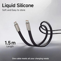 Câble USB-C 240W avec adaptateur PD65 à charge rapide 2-en-1 et support invisible pour téléphone – Nouveauté 2026, produit phare TikTok