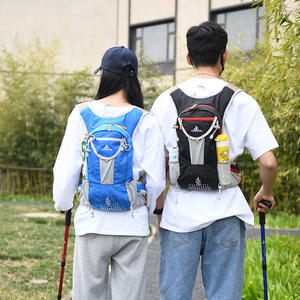 Sac à dos de cyclisme léger et respirant pour l'extérieur, imperméable, sac de course à pied sur sentier, porte-bouteille d'eau pour vélo, gilet d'hydratation - Product Image 2