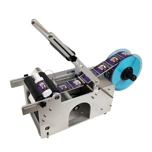 Wholesale Price Semi-automatic Commercial Wine Round Bottle Labeling Machine for Can Sticker - Product Image 2