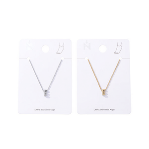 Cavigliera in acciaio inossidabile con lettera E, design minimalista per donna, gioielli alla moda - Product Image 2