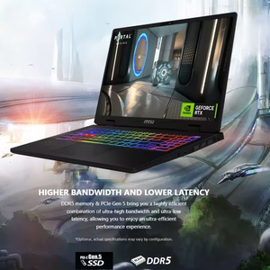 โน้ตบุ๊กเกมมิ่ง MSI Sword-17-HX-B14VX-026CN-027CN รุ่น I7-14700HX /DDR5 16GB/1TB NVMe PCIe/ RTX 4070/หน้าจอ 17 นิ้ว/240Hz/100% DCI-P3 - Product Image 6