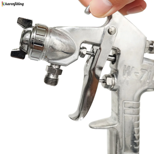 Pistola de Pulverización de Aire por Sifón, Alta Atomización, Pistola de Pintura para Reparación de Automóviles, Herramienta Neumática, Pistola de Pintura HVLP para Paredes - Product Image 2