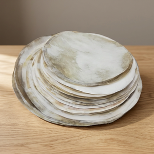Peau de tambour en peau de chèvre écossaise faite à la main, monocouche, couleur naturelle, pour tambours Bodhrán - Product Image 1