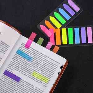 Wholesale Factory <b>Sticky</b> <b>Notes</b> PET 7 Color Reusable Fluorescent Memo Pads for Students and Office Supplies - Product Image 2