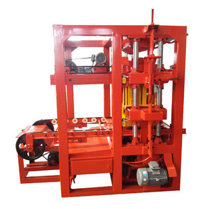 เครื่องทำบล็อกคอนกรีตแบบกึ่งอัตโนมัติ QTJ4 26 พร้อมระบบสั่นสะเทือน สำหรับทำอิฐบล็อกทรายซีเมนต์แบบกลวงและแบบตัน ราคา - Product Image 2