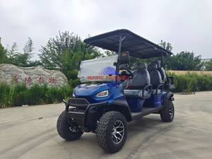 Carrito de Golf Eléctrico para 7-8 Pasajeros con Asientos para Exteriores - Product Image 2