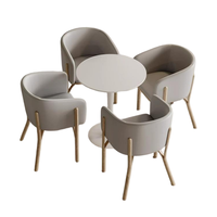 Ensemble table et chaises de conférence en bois, design moderne, gain de place, luxe, petit format, écologique, multifonctionnel, pour usage scolaire, fabrication OEM.