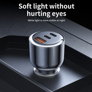 USB C Car Charger, 3-Port 100W USB-C Kép & USB-A Xe Power Adapter Pd/QC Nhanh Chóng Sạc Cho iPhone,iPad, Galaxy,Pixel, <span class=keywords><strong>Android</strong></span> - Product Image 6