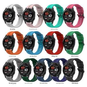 Correa de Silicona Upro para Reloj Deportivo Inteligente Garmin Approach S50 y Active6, Correa de 20 mm con Hebilla de Pasador, Diseño de Bucle Deportivo - Product Image 2